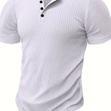 Men's Elegant Patterned T-Shirt
