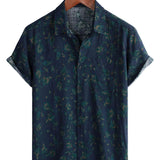 Men's Boho Retro Floral Shirt