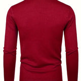 Elegant Men's Turtleneck Sweater