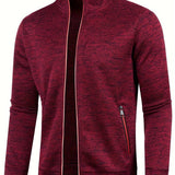 Classic Men's Button-Front Cardigan