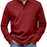 Brian Men's Long Sleeve Polo Shirt