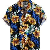 Men's Yellow Floral Shirt