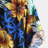 Men's Yellow Floral Shirt