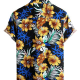 Men's Yellow Floral Shirt