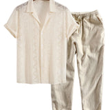 Summer Men's Short Sleeve Set