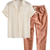 Summer Men's Short Sleeve Set