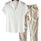 Men's Short Sleeve Summer Set