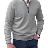 Men's Casual Zip-Front Sweater