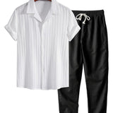 Men's Short Sleeve Shirt Set