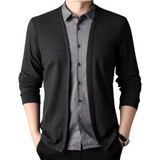 Men's 2-in-1 Shirt Cardigan