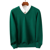 Elegant Men's V-Neck Sweater