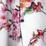 Men's Floral Shirt in Navy or White