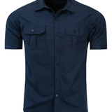 Gordon Men's Short Sleeve Shirt with Chest Pocket