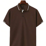 Men's Elegant Office Polo Shirt