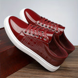 Men's Elegant Leather Shoes in Bold Colours