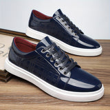 Men's Elegant Leather Shoes in Bold Colours
