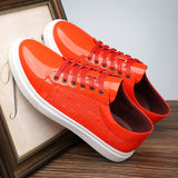 Men's Elegant Leather Shoes in Bold Colours