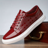 Men's Elegant Leather Shoes in Bold Colours