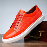 Men's Elegant Leather Shoes in Bold Colours