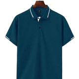 Men's Elegant Office Polo Shirt