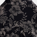 Navy Men's Hawaiian Shirt with Florals