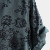 Men's Blue Vintage Floral Shirt