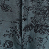 Men's Blue Vintage Floral Shirt