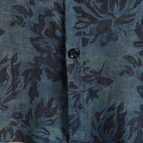 Men's Blue Boho Floral Shirt