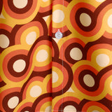 Men's Orange Retro Shirt in 70s Style