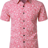 Men's Pink Hawaiian Shirt