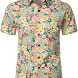 Grey Men's Short Sleeve Shirt
