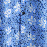 Murray Men's Floral Short Sleeve Shirt – Blue