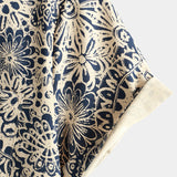 Beige Men's Vintage Paisley Shirt