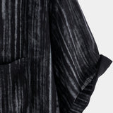 Men's Striped Shirt with Chest Pocket