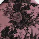 Men's Pink Shirt with Hawaiian Flowers