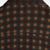 Lyle Men's Retro Short Sleeve Shirt – Brown
