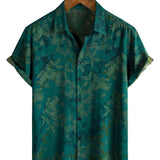 Ronald Men's Short Sleeve Floral Shirt – Green