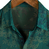 Ronald Men's Short Sleeve Floral Shirt – Green