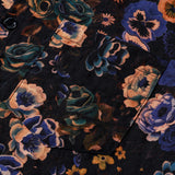 Men's Black Boho Floral Shirt