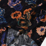 Men's Black Boho Floral Shirt