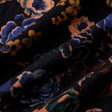 Men's Black Boho Floral Shirt