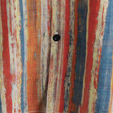 Men's Red Retro Striped Shirt