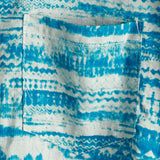 Barry Retro Men's Short Sleeve Shirt – Blue