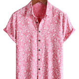Men's Pink Hawaiian Shirt