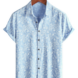 Light Blue Men's Hawaiian Shirt