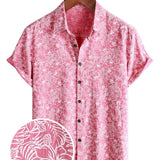 Men's Pink Hawaiian Shirt