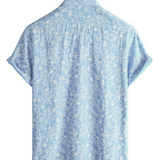 Light Blue Men's Hawaiian Shirt