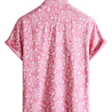 Men's Pink Hawaiian Shirt
