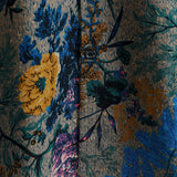 Men's Grey Retro Shirt with Floral Pattern