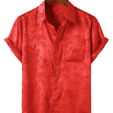 Brian Men's Short Sleeve Floral Shirt